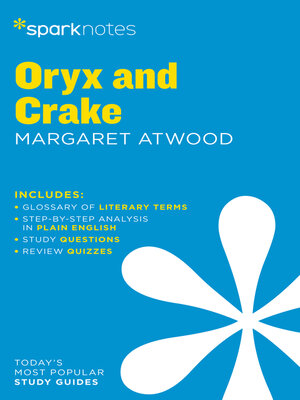 cover image of Oryx and Crake SparkNotes Literature Guide